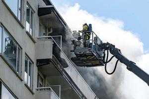 BELGICA-AMBERES-EDIFICIO DE APARTAMENTOS-INCENDIO