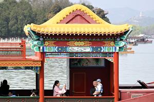 CHINA-BEIJING-PALACIO DE VERANO-PAISAJE DE PRIMAVERA