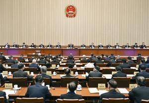 CHINA-BEIJING-ZHAO LEJI-COMITE PERMANENTE DE LA APN-SESION