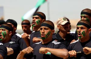 JORDANIA-ZARQA-RECLUTAS DEL SERVICIO NACIONAL-CEREMONIA DE GRADUACION
