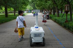 CHINA-BEIJING-PARQUE-ROBOT