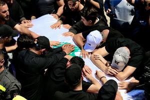 LIBANO-TIRO-ATAQUES AEREOS ISRAELIES-DUELO