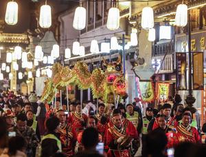 CHINA-ZHEJIANG-JIANDE-CELEBRACION DEL FESTIVAL DE LAS LINTERNAS