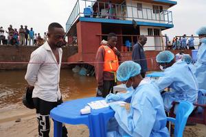 REPUBLICA DEMOCRATICA DEL CONGO-KINSHASA-EMBARCACION DE PASAJEROS-CASO DE EBOLA