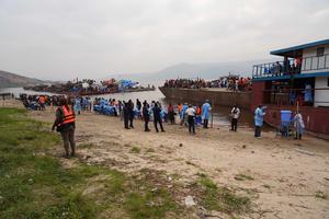 REPUBLICA DEMOCRATICA DEL CONGO-KINSHASA-EMBARCACION DE PASAJEROS-CASO DE EBOLA