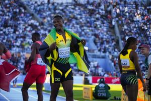 BOTSUANA-GABORONE-MUNDIAL DE RELEVOS DE ATLETISMO-RELEVOS MIXTOS 4X100M-FINAL