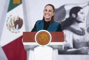 MEXICO-CIUDAD DE MEXICO-SHEINBAUM-CONFERENCIA-COPA MUNDIAL FIFA 2026-TROFEO