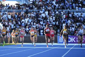 BOTSUANA-GABORONE-MUNDIAL DE RELEVOS DE ATLETISMO-RELEVOS FEMENINOS 4X100M-FINAL