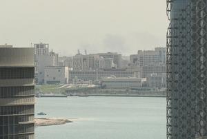 QATAR-DOHA-EXPLOSIONES-VISTA DE LA CIUDAD