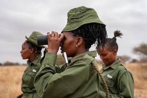 KENIA-NAIROBI-MUJERES GUARDAPARQUES-DIA MUNDIAL DEL GUARDAPARQUES