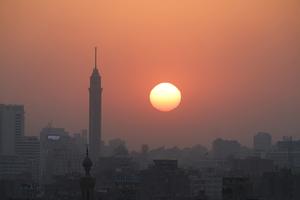 EGIPTO-CAIRO-ATARDECER