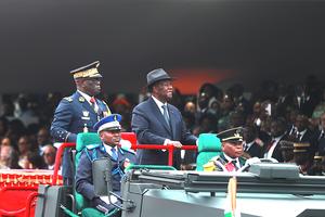 COTE D'IVOIRE-ABIYAN-INDEPENDENCIA-DESFILE MILITAR