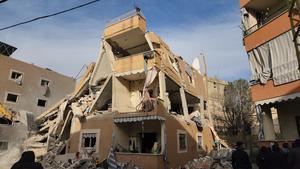 LIBANO-BAALBEK-ATAQUE AEREO ISRAELI-SECUELAS