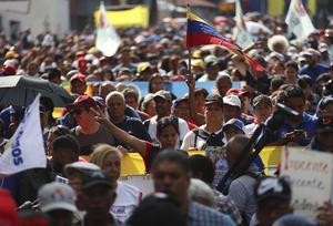 VENEZUELA-CARACAS-MADURO-MARCHA