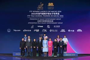 CHINA-MACAO-TENIS DE MESA-ITTF-COPA DEL MUNDO 2026-CEREMONIA DE PREMIACION