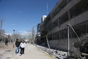 IRAN-TEHERAN-ATAQUES AEREOS-SECUELAS