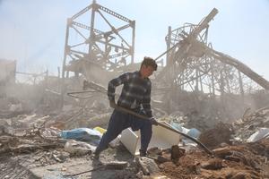 IRAN-TEHERAN-ATAQUES AEREOS-SECUELAS