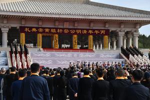 CHINA-SHAANXI-HUANGLING-HUANGDI-CEREMONIA