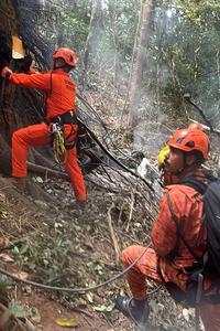 BRASIL-RIO DE JANEIRO-HELICOPTERO-ACCIDENTE