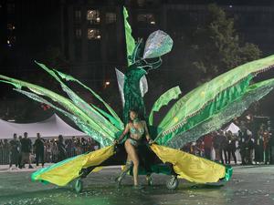 CANADA-TORONTO-CARNAVAL CARIBEÑO-ESCAPARATE DEL REY Y LA REINA