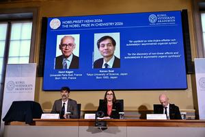 SUECIA-ESTOCOLMO-PREMIO NOBEL DE QUIMICA-GANADORES