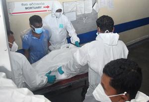 SRI LANKA-GALLE-IRAN-BUQUE DE GUERRA HUNDIDO-CUERPO