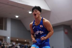 JAPON-NAGOYA-JUEGOS ASIATICOS-LUCHA GRECORROMANA-MASCULINA DE 87 KG-FINAL
