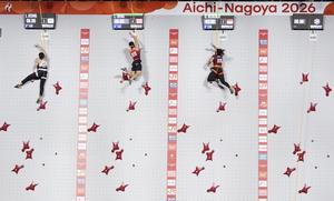 JAPON-NAGOYA-JUEGOS ASIATICOS-ESCALADA DEPORTIVA-FEMENINA-FINAL DE VELOCIDAD 4
