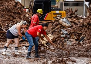 BRASIL-MINAS GERAIS-FUERTES LLUVIAS-BUSQUEDA