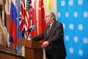 ONU-GUTERRES-ENCUENTRO CON LA PRENSA-MEDIO ORIENTE