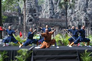 CAMBODIA-SIEM REAP-CHINA-EVENTO CONJUNTO DE ARTES MARCIALES