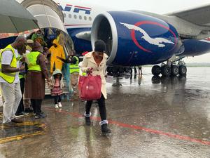 NIGERIA-LAGOS-CIUDADANOS EVACUADOS-SUDAFRICA