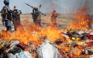 YEMEN-SAADA-DROGAS-DESTRUCCION