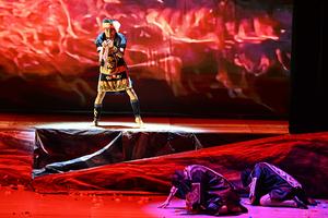 CHINA-HAINAN-BAOTING-DRAMA DE DANZA ETNICO ORIGINAL