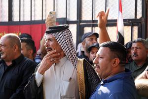 IRAK-BAGDAD-ATAQUES DE ESTADOS UNIDOS Y ARABIA SAUDI-FUNERAL