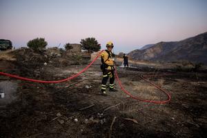 GRECIA-CRETA-INCENDIOS FORESTALES-BOMBEROS