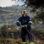 GRECIA-CRETA-INCENDIOS FORESTALES-BOMBEROS