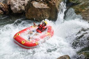 CHINA-GUIZHOU-HUANGPING-RAFTING
