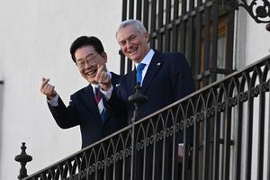 CHILE-SANTIAGO-REPUBLICA DE COREA-KAST-LEE JAE MYUNG-VISITA
