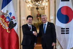 CHILE-SANTIAGO-REPUBLICA DE COREA-KAST-LEE JAE MYUNG-VISITA