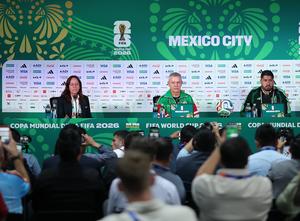 MEXICO-CIUDAD DE MEXICO-FUTBOL-COPA MUNDIAL DE LA FIFA 2026-CONFERENCIA DE PRENSA-MEXICO