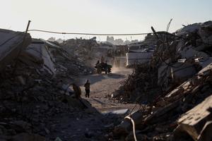 MEDIO ORIENTE-CIUDAD DE GAZA-CAMPAMENTO DE REFUGIADOS