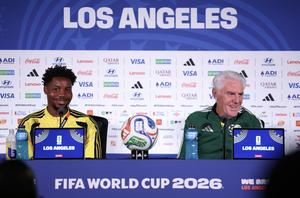 EEUU-LOS ANGELES-FUTBOL-COPA MUNDIAL DE LA FIFA 2026-CONFERENCIA DE PRENSA-SUDAFRICA