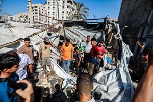 MEDIO ORIENTE-CIUDAD DE GAZA-ATAQUE AEREO