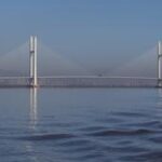 CHINA-RPDC-RIO YALU-NUEVO PUENTE-APERTURA AL TRAFICO (2/3)